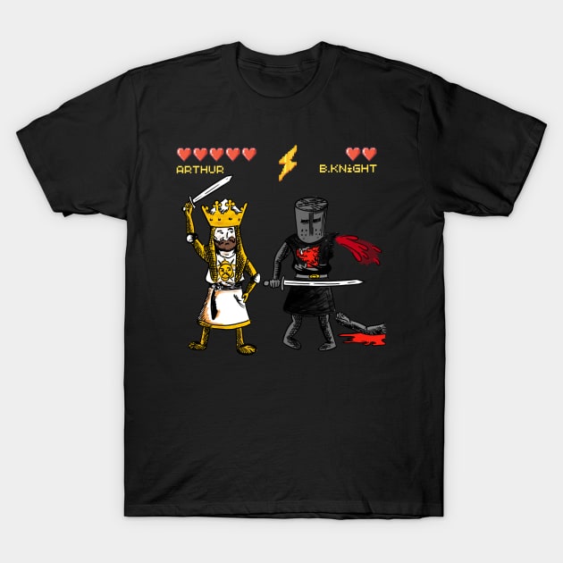 Tis But a Scratch // Funny Game T-Shirt by Kiranamaraya